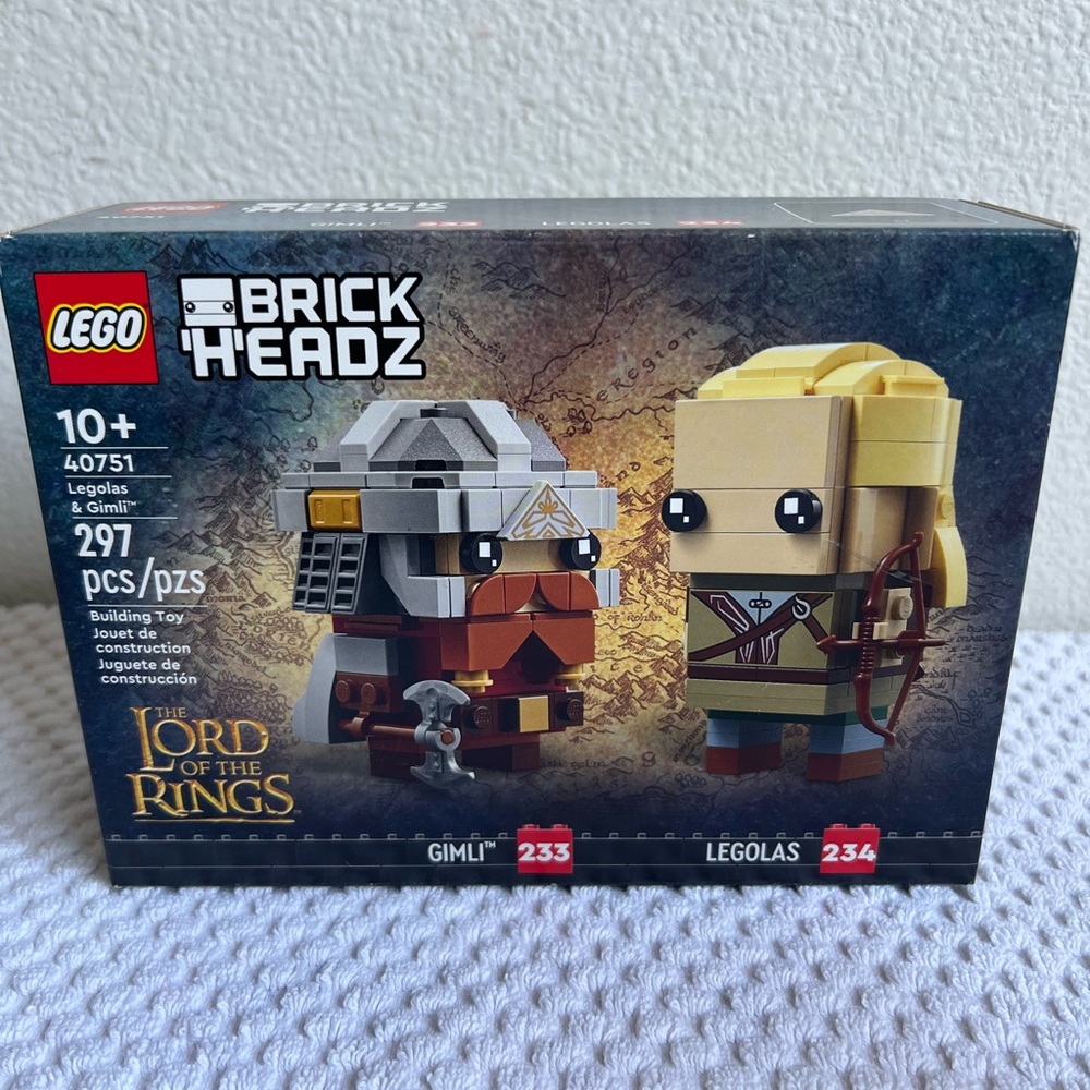LEGO Brickheadz Lord of the Rings, Gimli & Legolas, 40751 - Picture 3 of 5